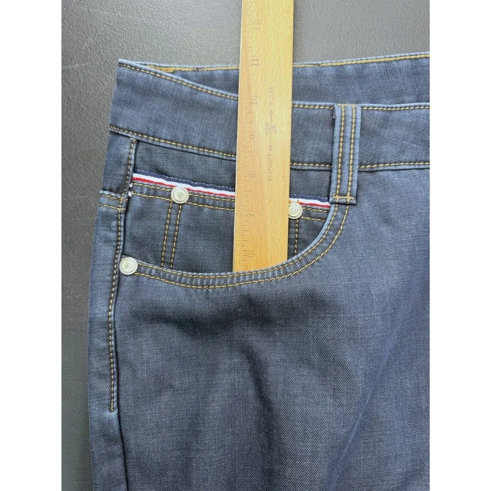 Demon &‎ Hunter Mens Indigo Blue Fleece Lined Straight Leg Jeans Size 35x31